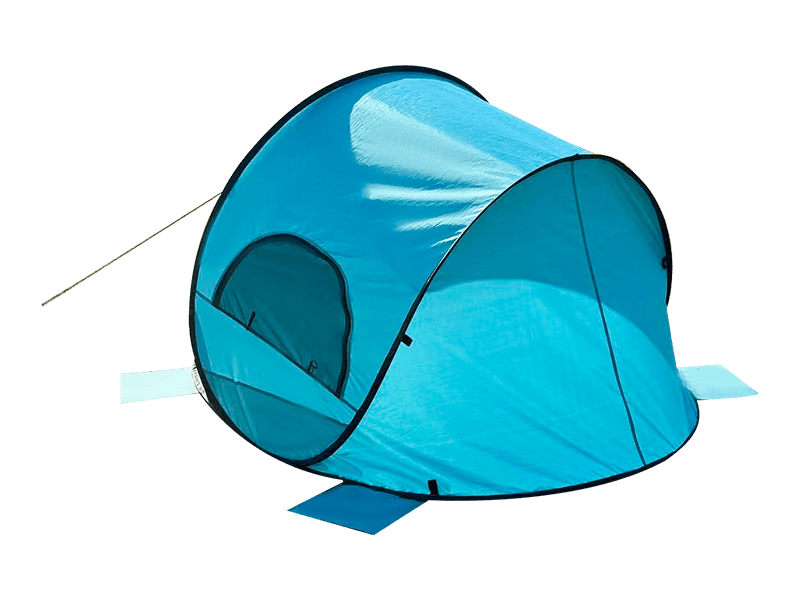 Schnell aufzubauendes, tragbares Strandzelt für mehrere Personen im Freien