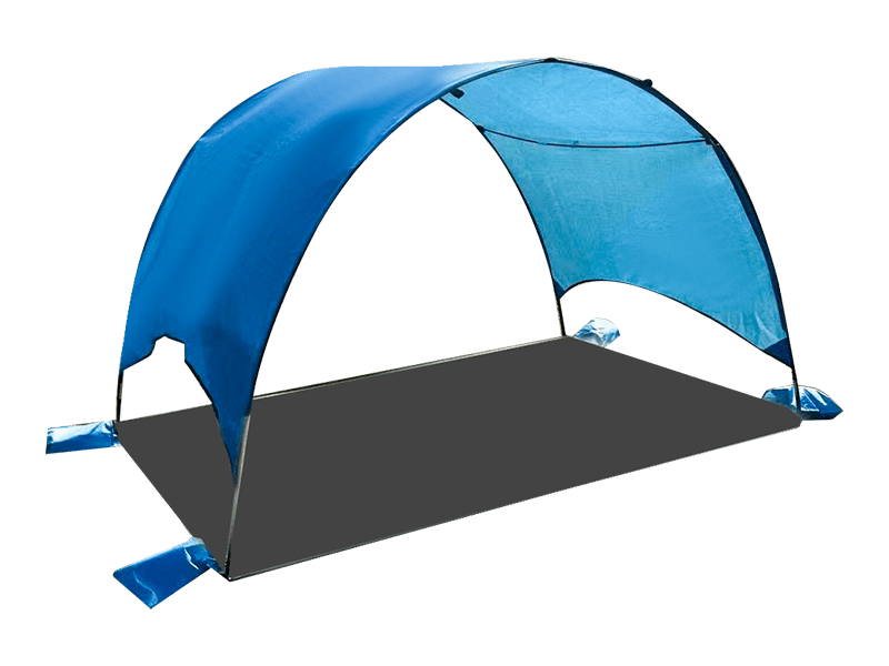 Outdoor-Strandcampingzelt mit integrierter Bodenmatte Outdoor-Strandcampingzelt mit integrierter Bodenmatte