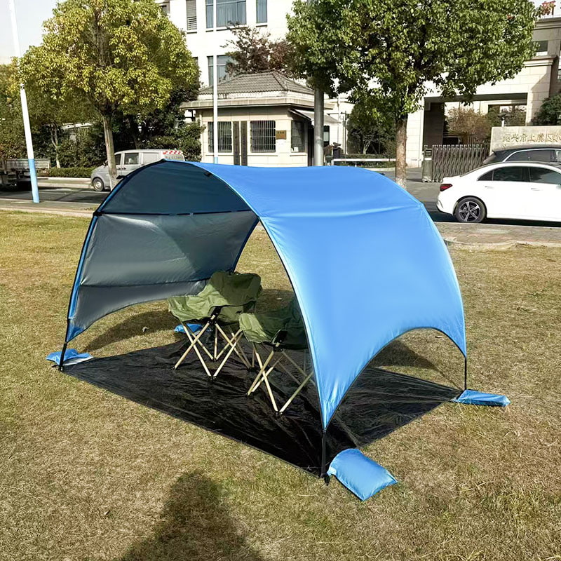 Outdoor-Strandcampingzelt mit integrierter Bodenmatte Outdoor-Strandcampingzelt mit integrierter Bodenmatte