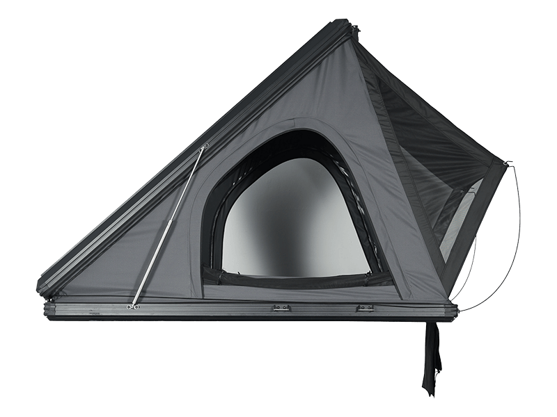 Campingzelt auf dem Dach mit Leiter Campingzelt auf dem Dach mit Leiter