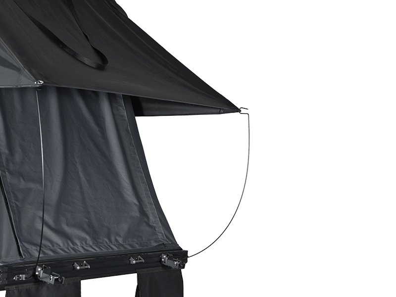 Campingzelt auf dem Dach mit Leiter Campingzelt auf dem Dach mit Leiter