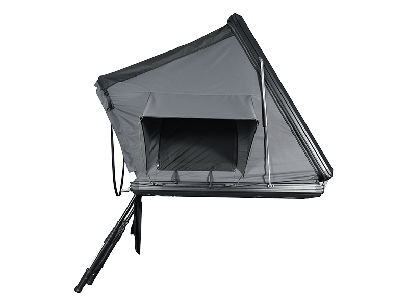 Campingzelt auf dem Dach mit Leiter Campingzelt auf dem Dach mit Leiter