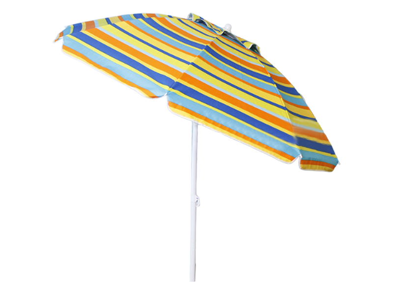 2M Outdoor-Strandschirm aus Polyester mit Silberkleber