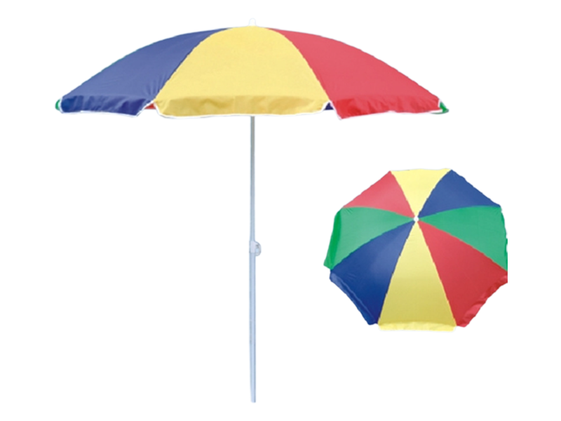 85 cm großer Strandschirm aus Polyester für den Außenbereich